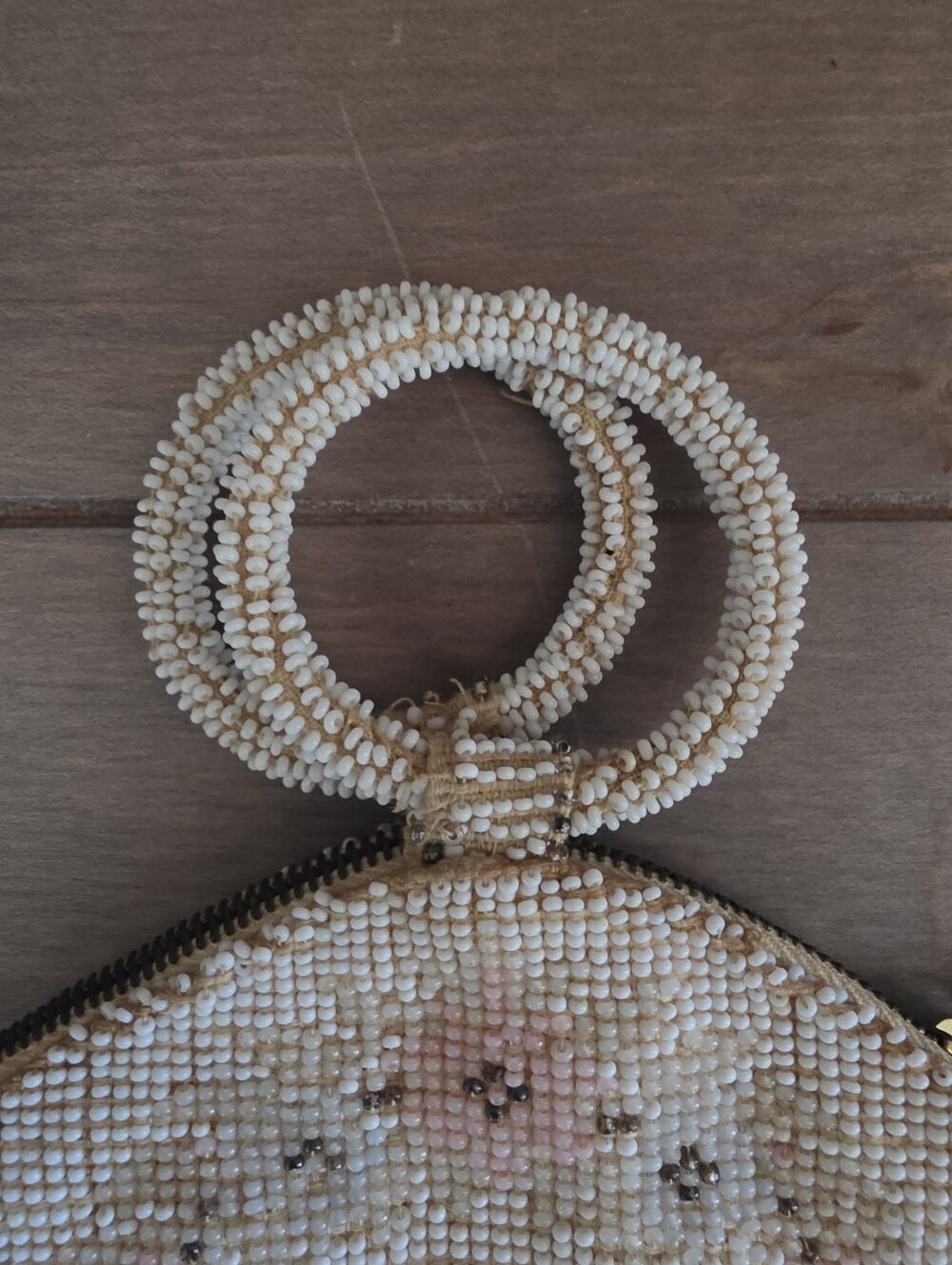 Vintage 1930s Czech Glass Seed Beaded Bag - Picture 2 of 16